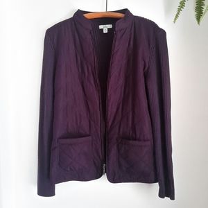 Croft & Barrow PM quilted sweater